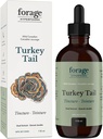 Food Hyperfoods- Original Canadian Wild Turčija Rep gobe Superfood Tekoči dodatek ekstrakt Tinkture, Vegan, Non-GMO, Imunski sistem in Gut Health Support, 118ML