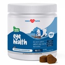 Podpora za oči za pse - 90 mehkih žvečil - pasji dodatki za vid, očesni vitamini za pse, s trsko jetrno olje antioksidant, Dog Omega dodatek, Omega 3 EPA in DHA maščobne kisline.