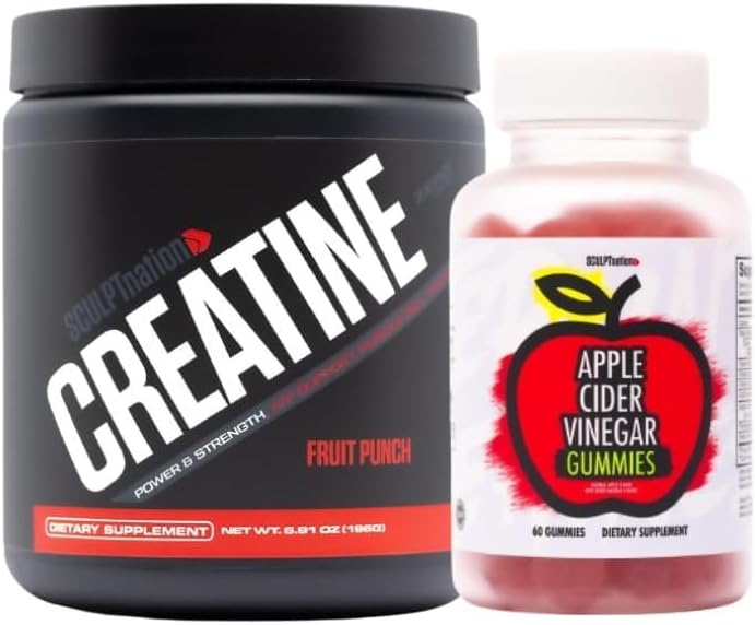 Sculpt Nation by V Shred Creatine Powder in Apple Cider kisarski paket