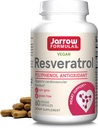 Jarrow Formulas® Resveratrol 100 mg, prehranska dopolnila, antioksidantna podpora za kardiovaskularno funkcijo, 60 Veggie kapsule, 60 dnevna zaloga