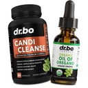 Kapsule Candi Cleanse & Origano Oil - ekstra moč Probiotic Complex Cleaser & Organic Tekoči - naravni Herbal Caprylic Acid Kapsule & Oil of Oregano kapljice Tinkture Extract