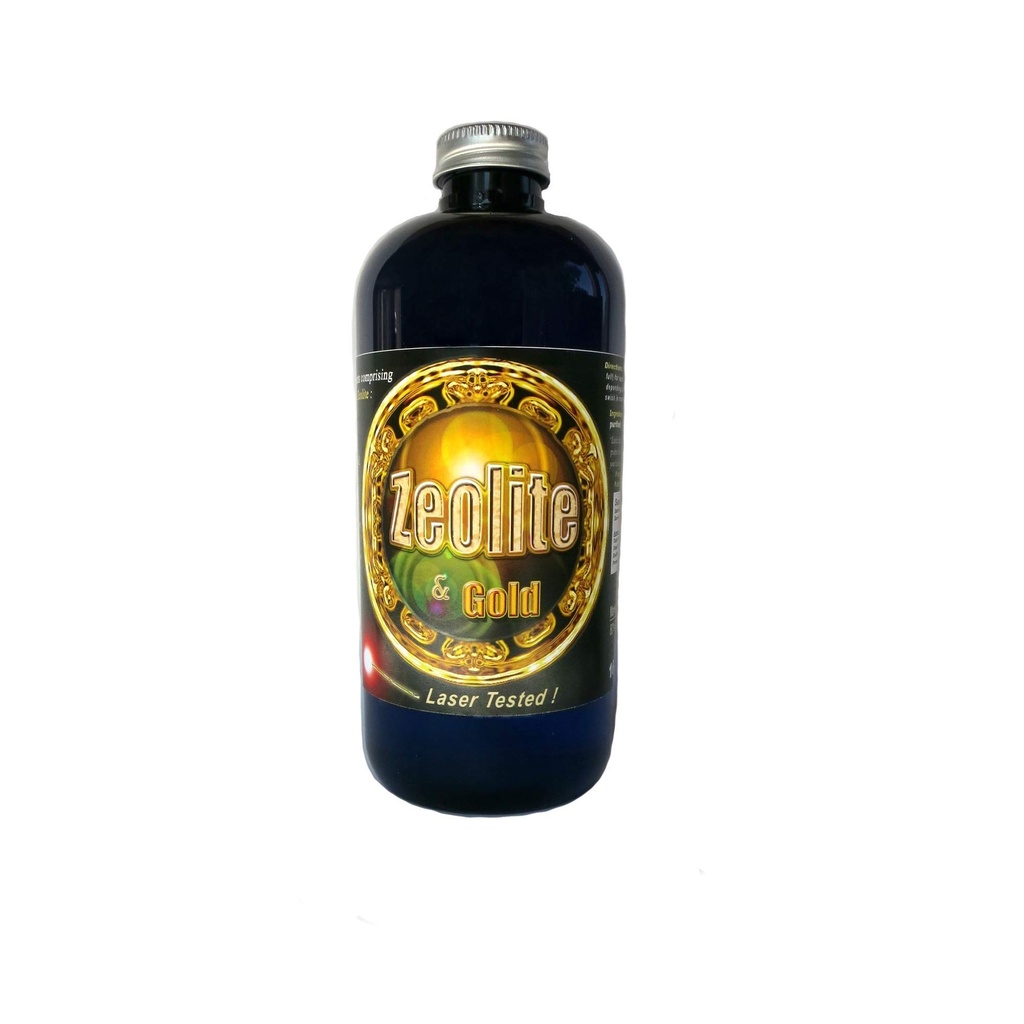 Tekoči zeolit s srebrom MTN Minerali, medicinska čistost, Najbolj biorazpoložljiv, koloidno zasužnjeni z zlatimi nano delci. 16 oz 200 ppm