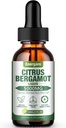 1 Pack 5000MG Citrus Bergamot Tekoče kapljice Dopolnilo za visoko holesterol-soursop, Red Yeast Rice, Olive Leaf-All-Naravni, zdravstvena podpora, Imunska podpora, zdravje srca in antioksidant, 2 Fl Oz