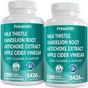 32-v-1 Jetrna čistila Detox in popravila z mlekom osat, Silymarin, Artichoke Extract, Pese Powder - Gallbladder dodatek z aktivno jeter zdravje Formula - 1426mg (180ct, pakiranje 2)