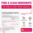 Tekoči kolagen & Biotin, 2 Fl Oz (Pack of 2), 40000 mcg za nohte kože las, Vitamin B7 Hidralizirani kolagen Peptide Dopolnilo za ženske, Bioaktivna oblika, Sladkor brez, Malina aroma