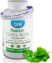 One Planet Nutrition Nano Gotu Kola 250 mg Veggie kapsule (120 Serving), Gotu Kola ekstrakt, Nano za izboljšano absorpcijo, izboljša delovanje možganov in kolagen sintezo, ne-GMO, Vegan, Gluten-free