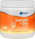 Trace Minerals Quercetin Plus cink v prahu - Antioksidant dodatek za imuno podporo - Mineral Supplement Aids Kardiovaskularno zdravje - Vključuje vitamin C & Ionic - Oranžna krema, 120g (30 Serving)