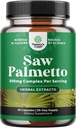 Ekstra moč žaga Palmetto Extract - Napredni zeliščni kompleks za zdravje las in urinsko podporo z rastlinskimi steroli & Flavonoidi - Potent zeliščni dodatek s 500mg na serviranje - 30 kapsul