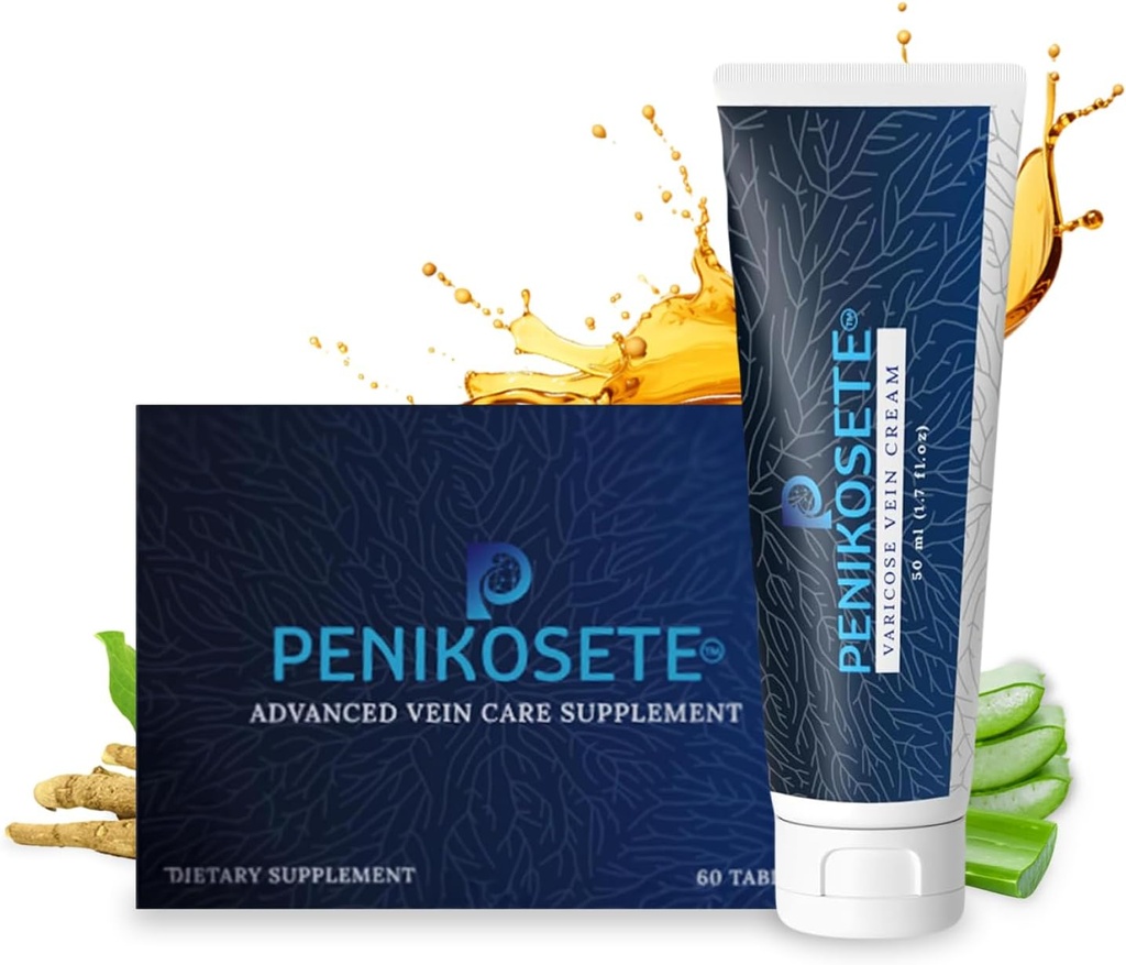 Advanced Varicose Vein Care Bundle (2 paket) – 1 Zeliščni kroženje Podpora Krema za noge 