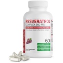 Bronson Resveratrol 500 Complex Standardizirano trans-resveratrol + ekstrakt grozdnega semena in rdečega vina, 60 kapsul