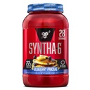 BSN SYNTHA-6 Premium Protein Powder s 6 g vlaknin, sirotkinih beljakovin, micellar kazeina, mešanica izolata mlečnih beljakovin, 5g maščobe, borovničeve palačinke, 28 serviranja (Packageing May Vary)