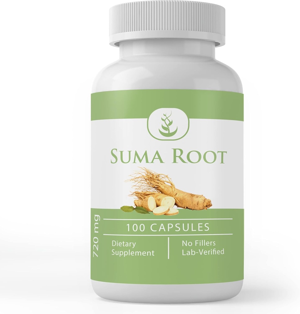 Čiste izvirne sestavine Suma Root, (100 Kapsule) Vedno čist, Brez dodatkov ali polnila, Laboratorij preverjen