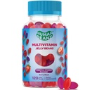 Multivitaminski žele bonboni z cinkom za moške in ženske, Imunska podpora Prehranska dopolnila za odrasle, Vegetarian, 120 Berry Blast žele fižol, Košir