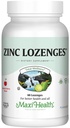 Maxi-Health Cink Lozenges - Cinkov citrat 10mg - z vitaminom C - Cherry Flavor - 60 Žvečljivi - Košir