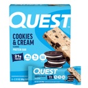 Quest Nutrition Piškotki & Kremne proteinske čokoladice, 21g beljakovine, 4g neto ogljikove hidrate, 1g sladkorja, brez glutena, Keto prijazno, 4 Count