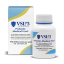 VSL #3® Probiotiki za digestivno zdravje, IBS in UC simptomi - 112,5B CFU, visoko potenco, multi-stream, živo, hlajeni probiotik, Medical Food for Gut Health Support pri moških in ženskah, 60 kapsul