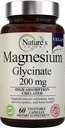 Močni magnezijev glicinat na naravi 200mg 