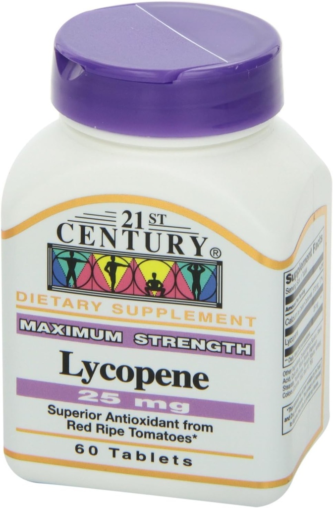 21st Century likopen 25mg, 60 tablet vsak (Pack po 4)