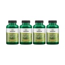 Swanson Aktiviran Charcoal - Naravni dodatek, ki podpira zdravo absorpcijo - pomaga w/Bloating in vzdrževanje regularnost Bowel - (120 kapsule, 520mg na Serving) 4 pakiranje