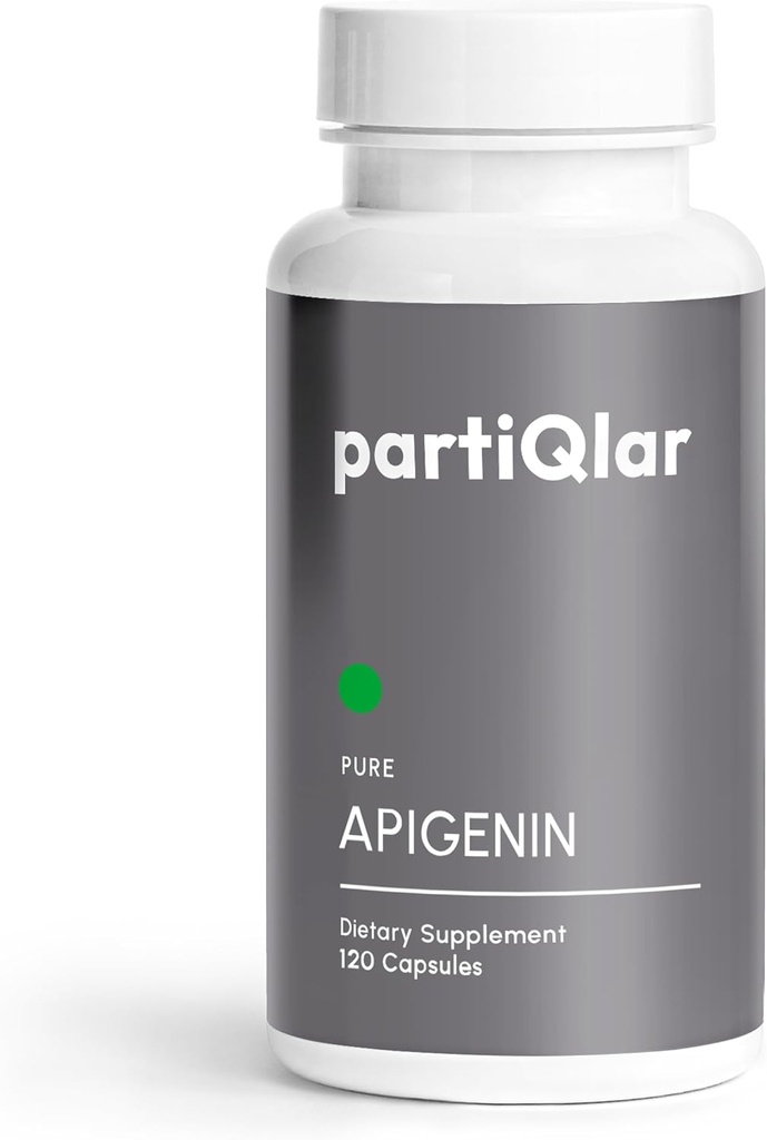 Apigenin, 100 mg na serviranje, 60 kapsul – čisto – 98,7% Stabilizirano – Aktivni bioflavonoidi in antioksidanti – Ne-GMO