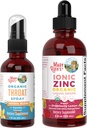 MaryRuth Organics Throat Spray (Vanilla) & Cinkove kapljice (Strawberry Lemon) 
