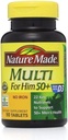 Narava Made Multi za njega 50+ prehransko dopolnilo tablete 90 ea (Pack od 4)