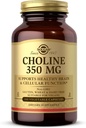 Solgar Choline 350 mg - 100 rastlinskih kapsul - ne- GMO, Vegan, Košir - 100 servingov