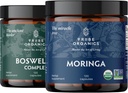 TRIBE ORGANICS Vitality Duo - Boswellia Complex - Moringa - za skupno podporo, lajšanje mišic, energijo, hujšanje, možganske funkcije