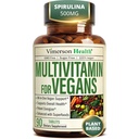 Veganski multivitamin za ženske in moške - esencialni multivitamini in multiminerali 90 tablet z vitaminom B12, A, D, C, cink, magnezij in več za skupno dobro počutje telesa - 23 ključnih hranil in vitaminov