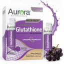 Aurora Nutrascience Mega-Liposomalni tekoči glutation, Imuno & antioksidant Gut Health Support Supplement, 750 mg na strežbo, ne-GMO, Sugar-free, 32 enotnih servirnih paketov