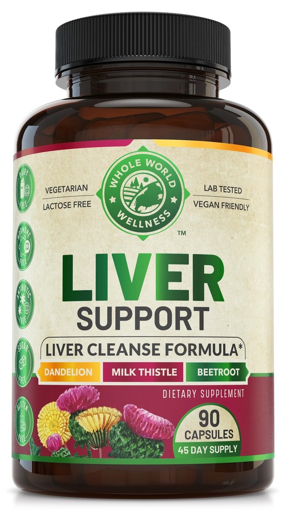 Napredno čiščenje jeter Detox & Popravila Formula z mlekom Thistle. Jetra Detox & Podpora dodatek za moške in ženske, ZDA Made. Podpora za popravila in razstrupljanje jeter, 512mg