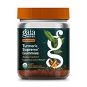 Gaia Herbs Turmeric Supreme Adult Daily Gummies-Daily Stanovanjska podpora za zdravo, Active Life-USDA Certified Organic Mešanica kurkuma in podpornih zelišč-40 Gummies(20-dnevno oskrbo)