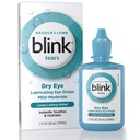 BLINK Solze Lubrikativne kapljice za oči, vlažilna in pomirja za blage do zmerne suhe oči, s hialuronatom, zmanjša nelagodje, dolgotrajna Hidracija, Soothes & Vlaži, 1 Fl Oz
