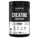 Jacked Factory Kreatin Monohidrat v prahu 425g - 5g Dnevni kreatin dodatek za moške in ženske, Vegansko-prijateljski, tretje-party Tested - 85 Serving, Nearomated