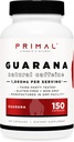 Primal Guarana (1000 MG na strežbo) (150 kapsul) - 200 MG naravni kofein
