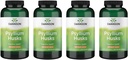 Swanson Psyllium Husk prehranska vlaknina dodatek 610 mg 300 kapsul - (4 pakiranja)