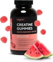 LEGION Kreatin Monohidrat Gumiji – Čist žvečljivi kreatin dopolnilo za moč, vzdržljivost in obnovo mišic – 30 Sour Watermelon Okusi – Brez umetnih arom ali sladil