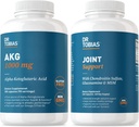 Dr. Tobias AKG Dopolnilo & Skupna podpora dodatek - Podpira energijo, mišice, Kartilage & Skupno zdravje, Non-GMO