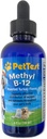 PetTest metil B12 Vitaminske kapljice 4fl oz (5000 MCG) dodatek z metilkobalaminom za diabetične hišne ljubljenčke, največja absorpcija za povečanje energije za pse in mačke