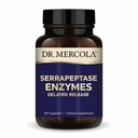 Dr. Mercola Serrapeptaze Enzymes - podpira zdravo celično funkcijo - zapoznelo sproščanje - Ne-GMO, Gluten-free & Soy-free - 60 kapsul