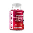 Vitamatska ekstra moč Magnezij Gumiji – 255 mg (Elementarni magnezij) na serviranje – 60 Veganski Gumiji Podpira relaksacijo, mišice in živci funkcijo, zdravje kosti in proizvodnja energije