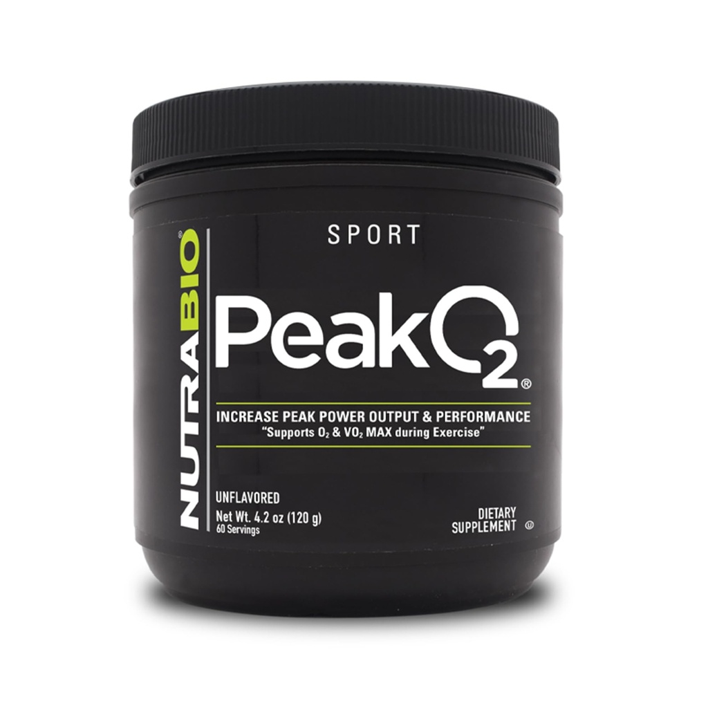 NutraBio Peak O2, brez arome, 4.2 oz (120 g), Labs