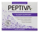 Peptiva 26 milijarda CFU probiotika in podpora za spanje - klinično potrjen multi-sev probiotik - Lactobacillus in Bifidobacterium, Melatonin - 15 Count