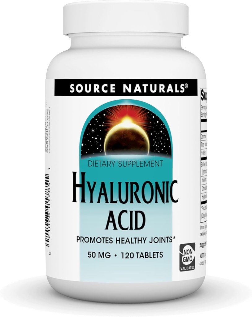 Vir Naravni Hyaluronska kislina, 50mg, 120 tablet