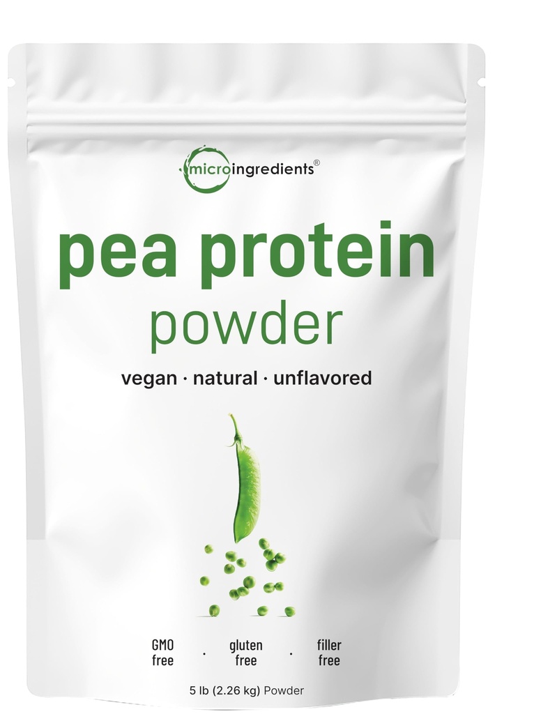 Mikro sestavine Severnoameriški Grown, Pea Protein Powder, 5 funtov 