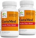 Terry Seveda CuraMed Akutna bolečina Relief - dodatek z BCM-95 Curcumin & BOS-10 Boswellia - Black Sezamovo olje za podporo Olajšanje občasnih neprijetnosti - 120 tekoči geli (Pack od 2)
