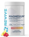 Revive MD Magnezij v prahu dodatek - Magnezijev karbonat in taurat v prahu pijača podpira zdrave kosti, mišice, & živci - Vegansko-prijateljski, Gluten-free & Soy-free (Raspberry Lemonade, 30 Servings)