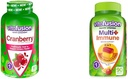 Vitafusion Cranberry Gummies za ženske 500mg in multi+ Imunska podpora Gumies z vitaminom C Cink Daily Multivitamini 90 Število
