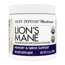 Host Defense Lion's Mane Powder - Brain Health Support Supplement - Gobe Dodatek za podporo Focus & Memory Function - Immune & živčni sistem Podporni dodatek - 3.5 oz (66 Servings)*